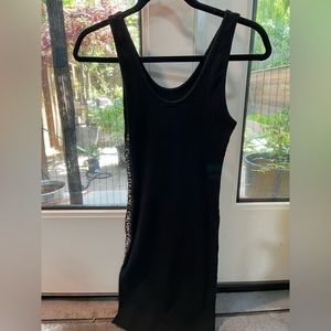 Calvin Klein logo ribbed dress